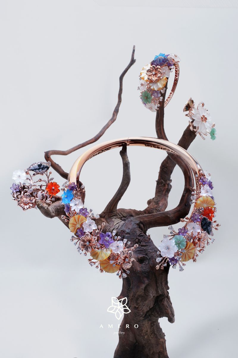 kalung wanita bunga - flore collection